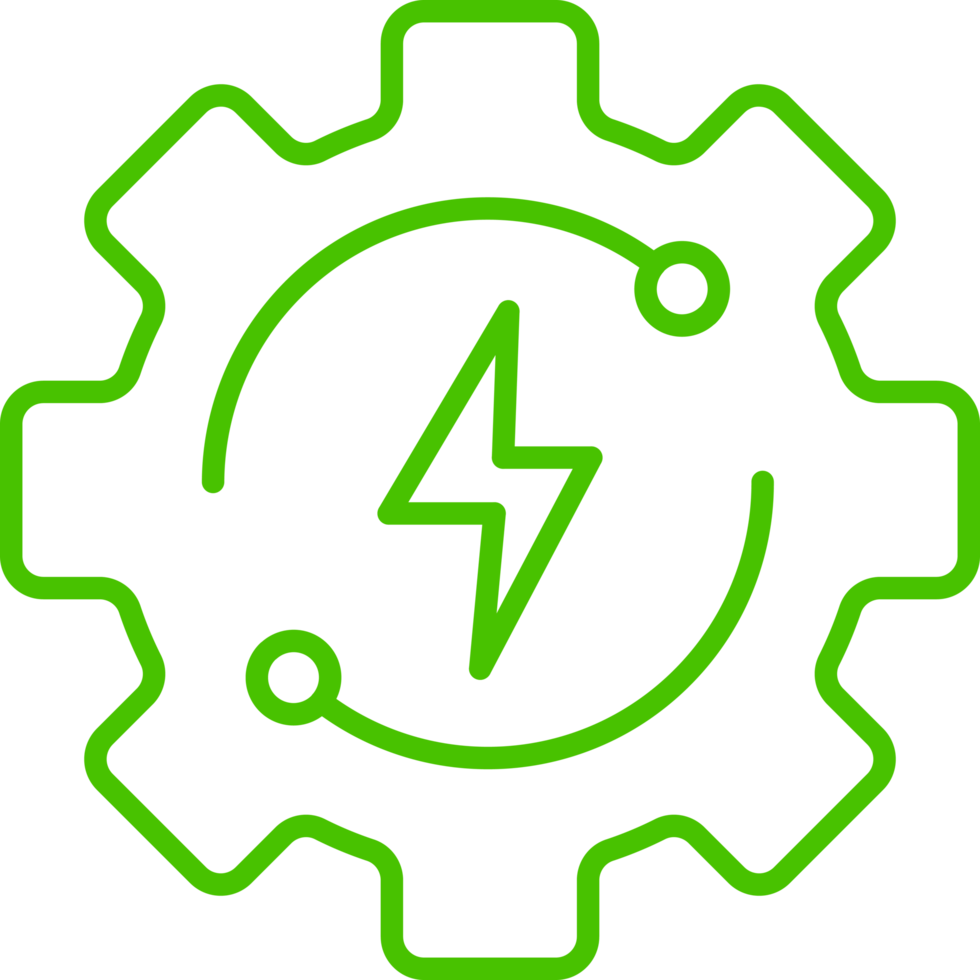 sustainable energy technology line icon illustration png