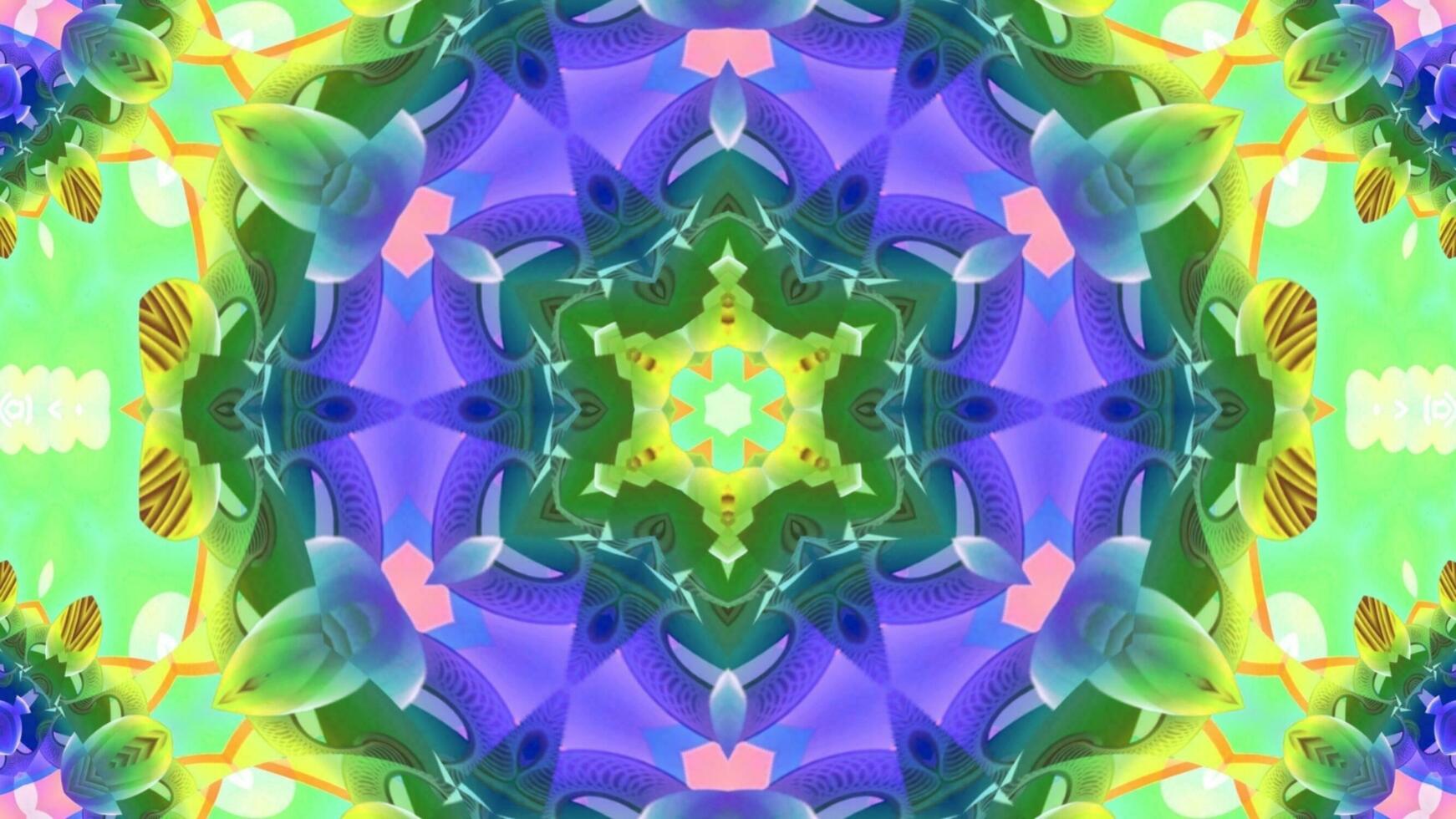 Abstract kaleidoscope background. Beautiful kaleidoscope seamless pattern. Multicolor mosaic texture. Seamless kaleidoscope texture. Unique kaleidoscope design photo