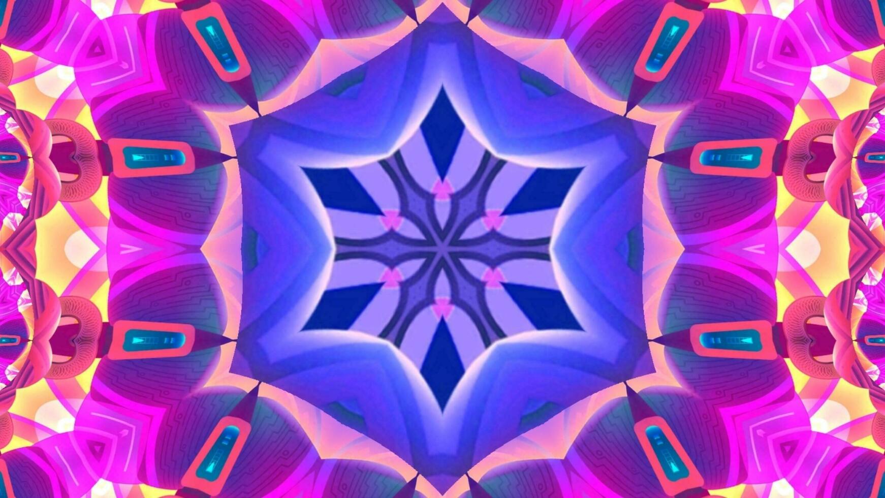 Abstract kaleidoscope background. Beautiful kaleidoscope seamless pattern. Multicolor mosaic texture. Seamless kaleidoscope texture. Unique kaleidoscope design photo