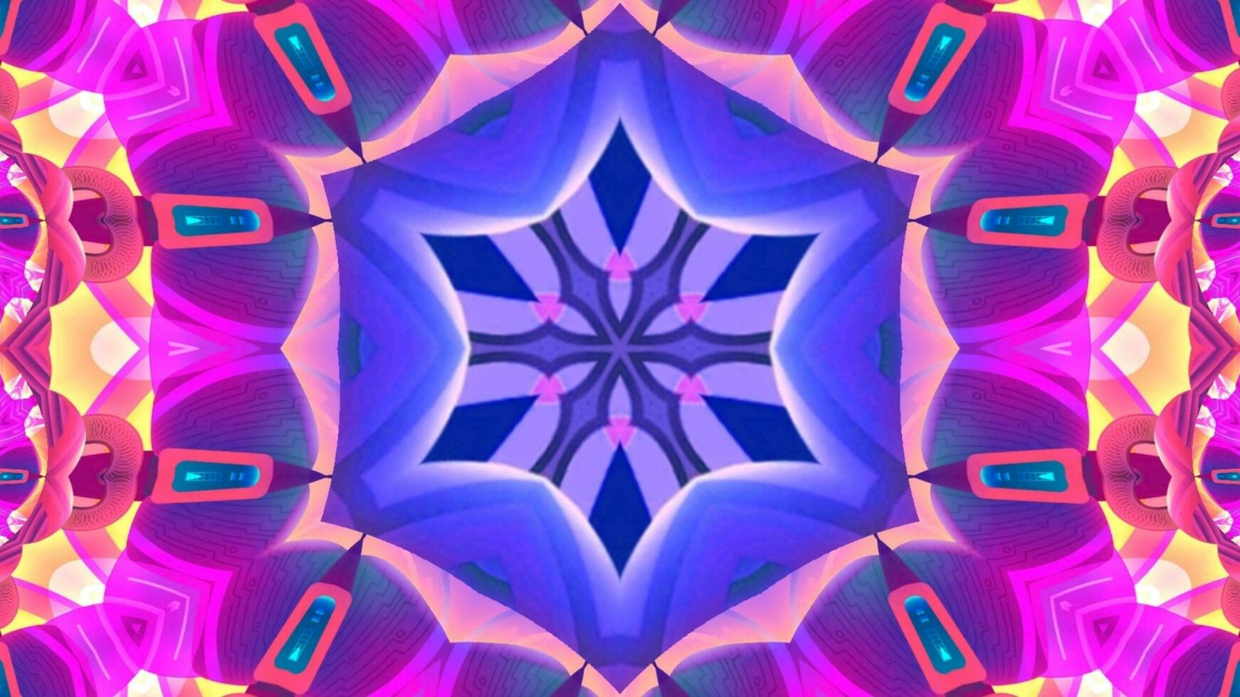 Abstract kaleidoscope background. Beautiful kaleidoscope seamless pattern. Multicolor mosaic texture. Seamless kaleidoscope texture. Unique kaleidoscope design photo