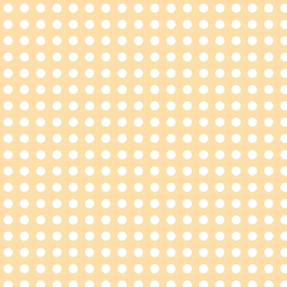 modern simple abstract white color polka dot pattern on prihistoric cream color background vector