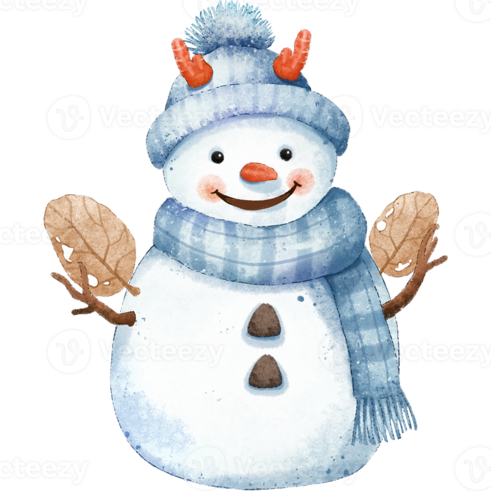 Snowman on Christmas Day png