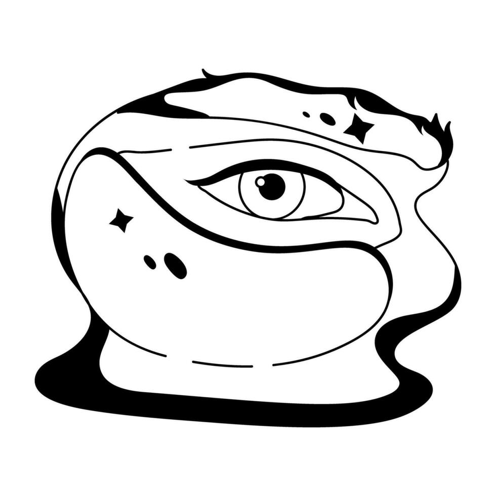 Trendy Eye Patch vector