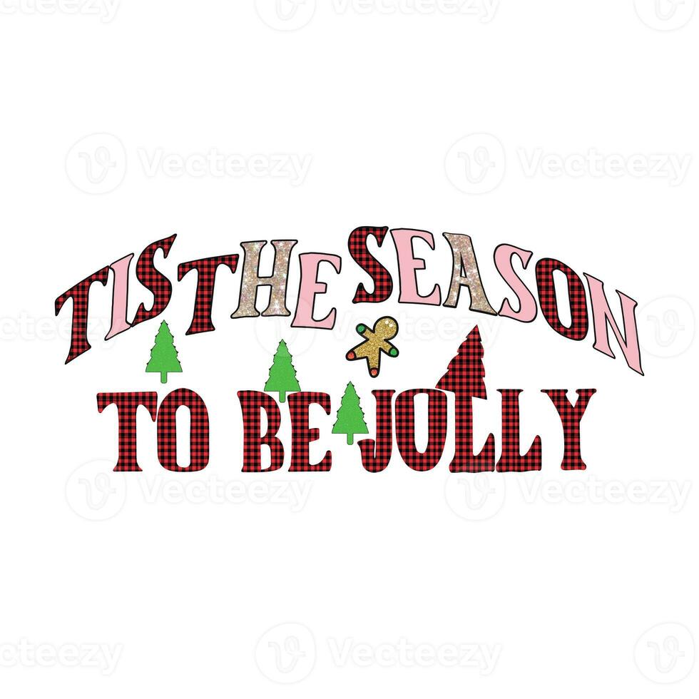 Christmas Quotes Vector Design photo