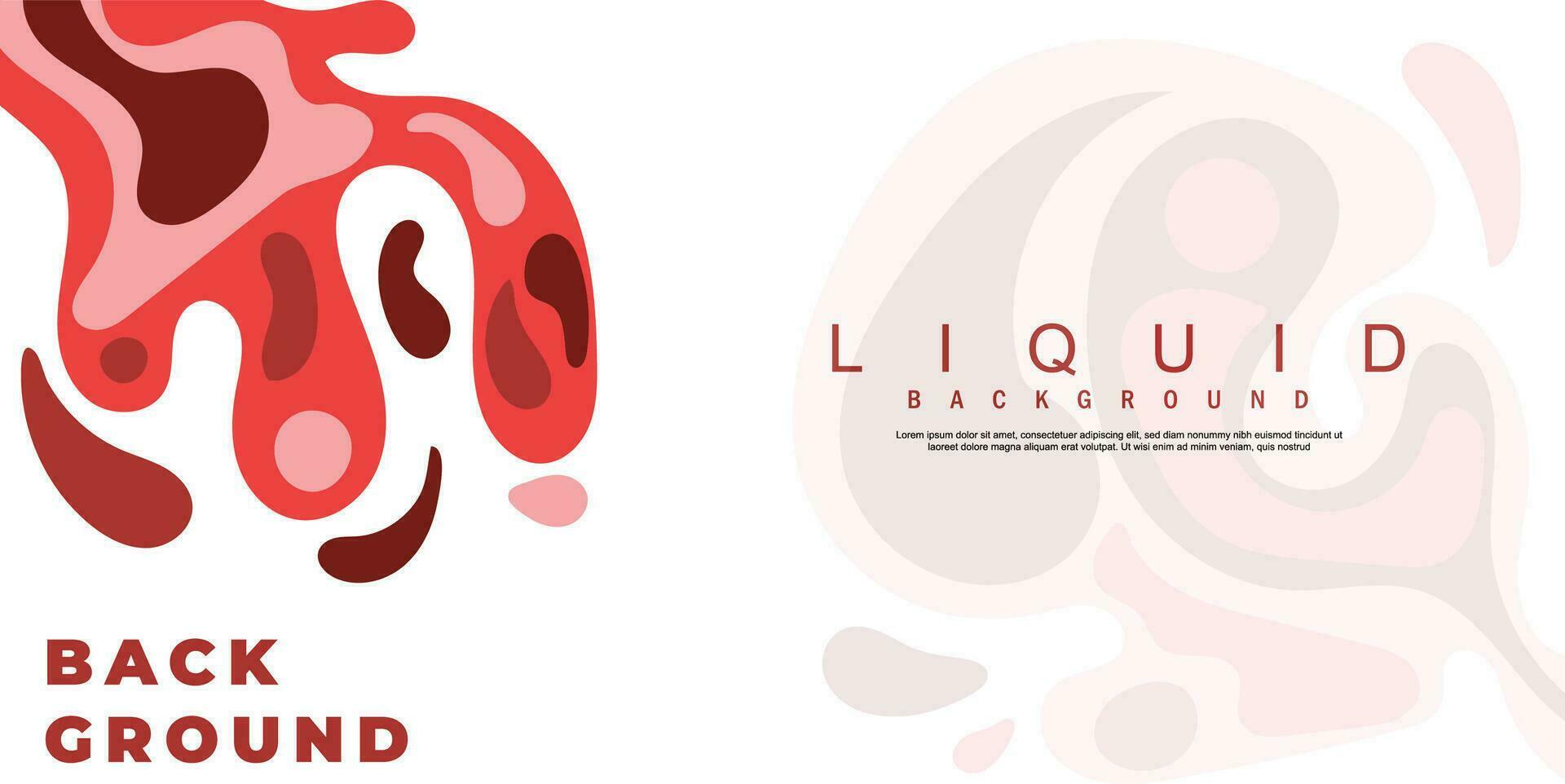 Blood liquid abstract graphic organic paper cut shapes. Dynamical waves, fluid shapes. banners with flowing lines, and Donor quotes. Blood donation. World Blood Donor Day. text space for typography. vector