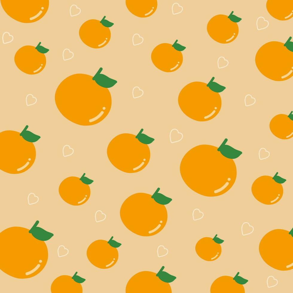 fondo transparente con naranjas vector