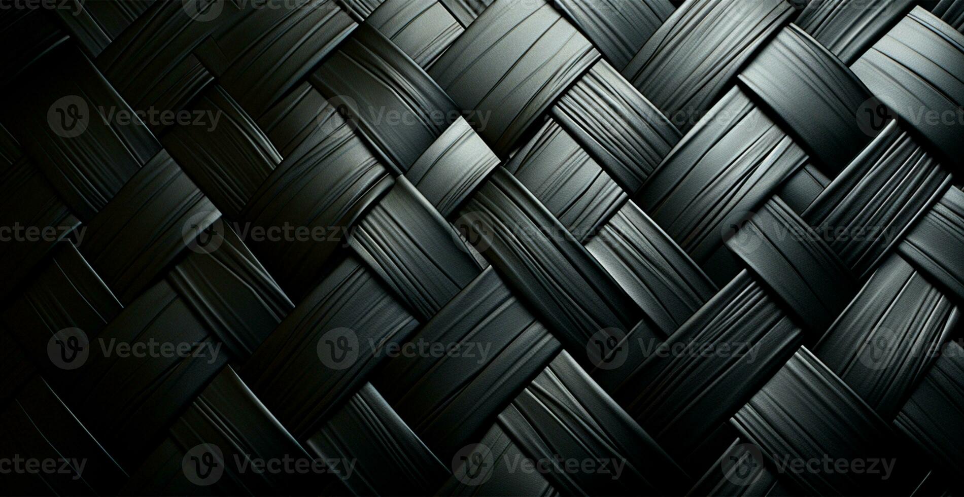 Abstract black background, straight lines lighting - AI generated image photo