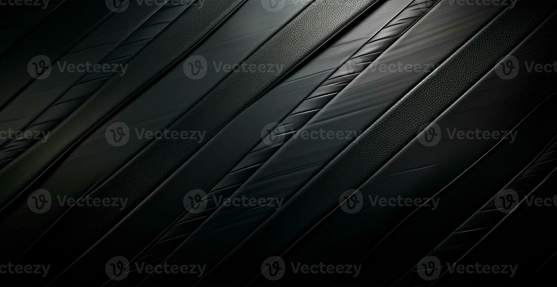Abstract black background, straight lines lighting - AI generated image photo