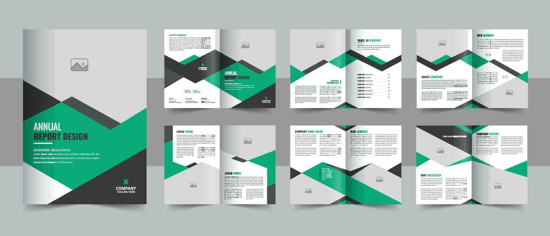 folleto de perfil de empresa corporativa folleto de informe anual diseño de concepto de diseño de propuesta comercial vector