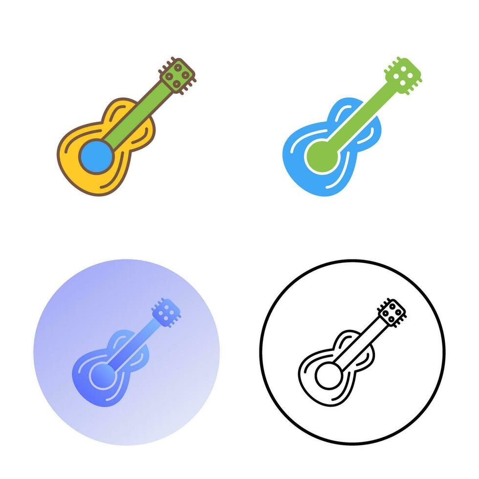 icono de vector de guitarra