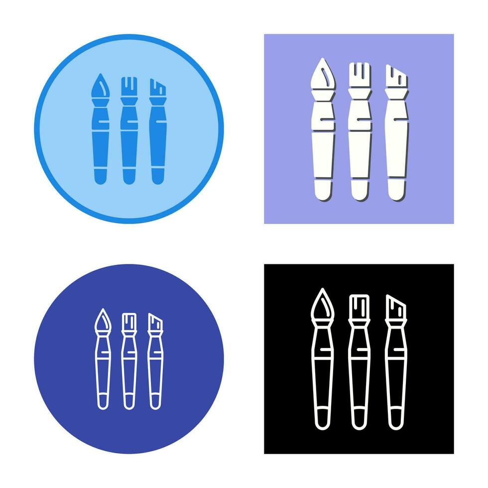 Brushes Vector Icon