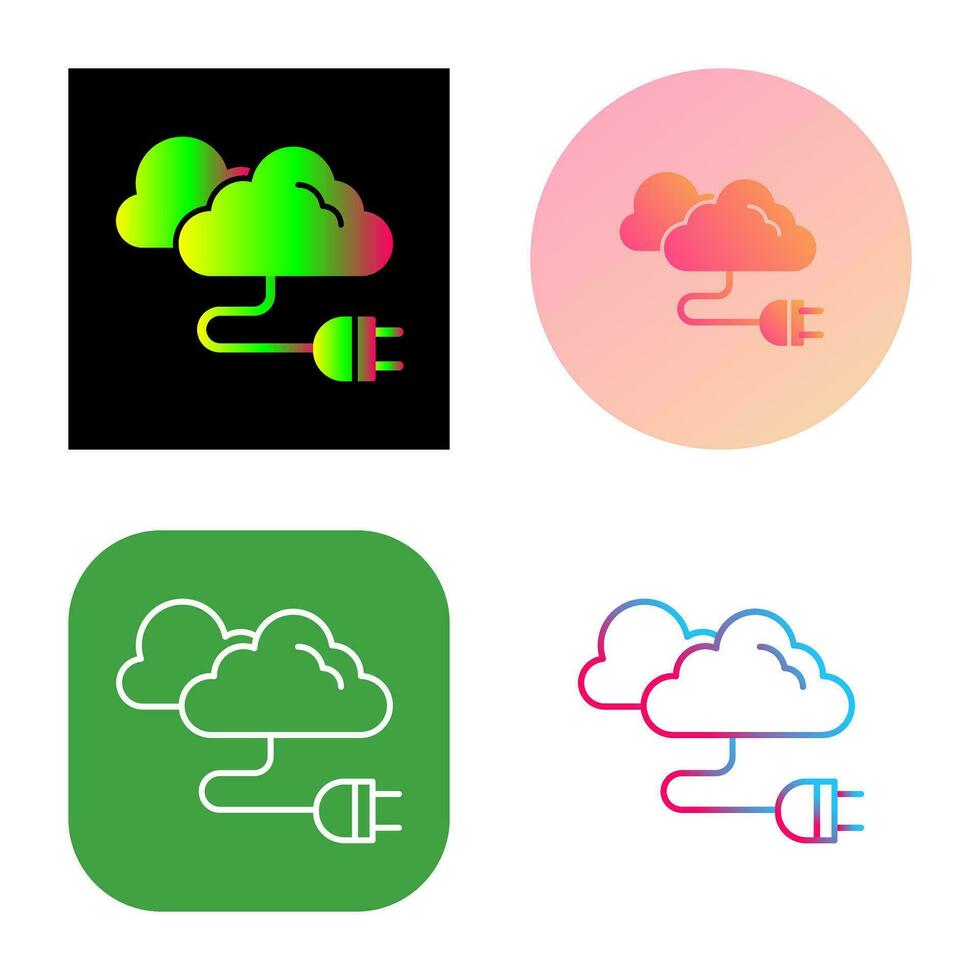 icono de vector de cable