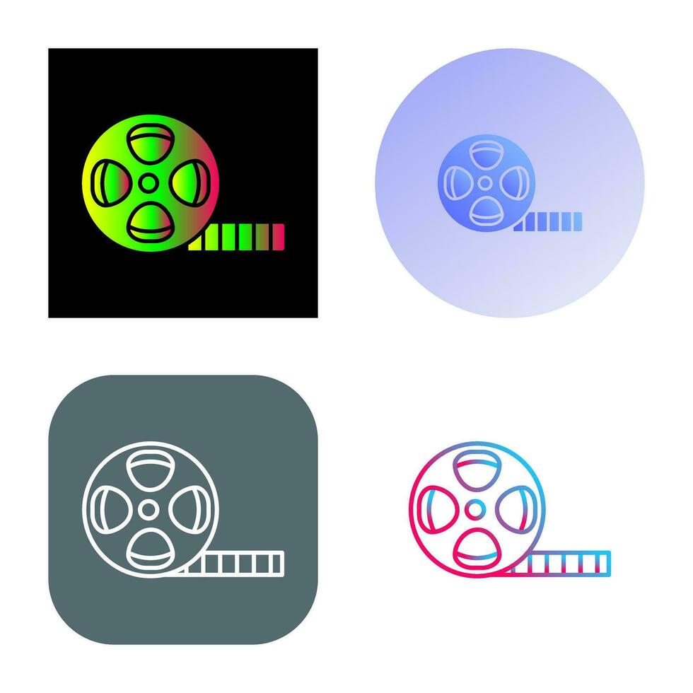 Film Reel Vector Icon