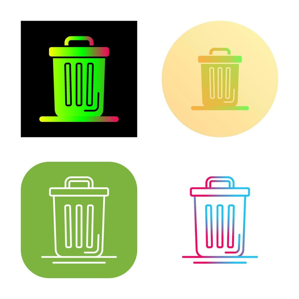 Trash Can Vector Icon