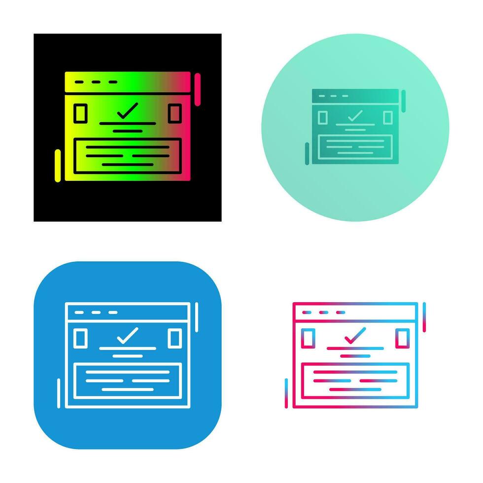 Complete Vector Icon