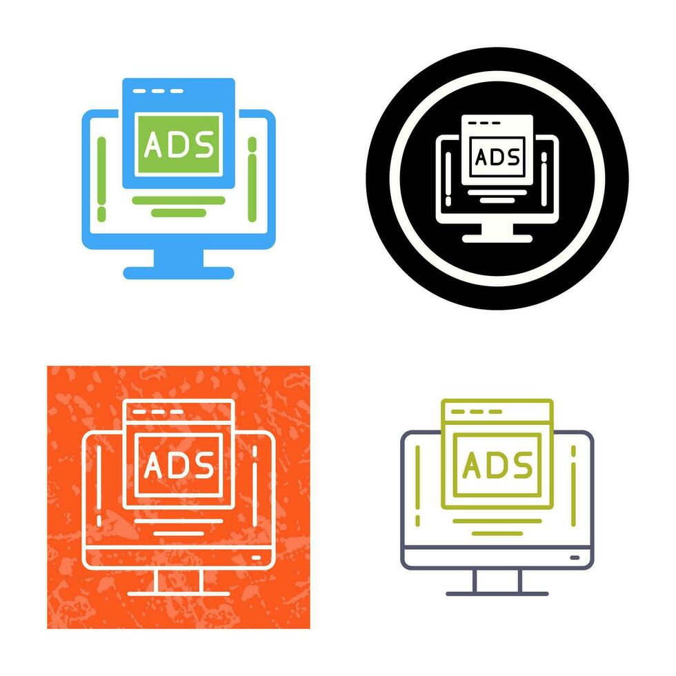 Digital Advertising Vector Icon