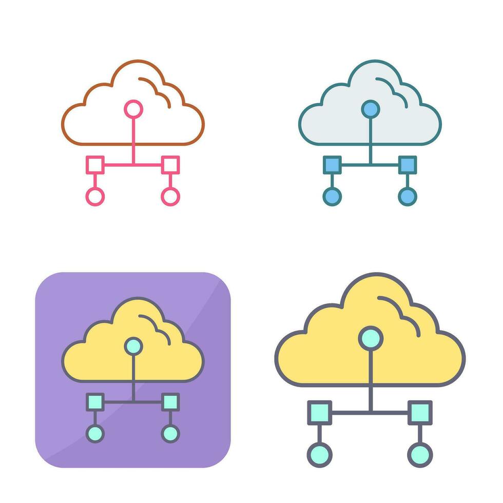 Internet Cloud Vector Icon