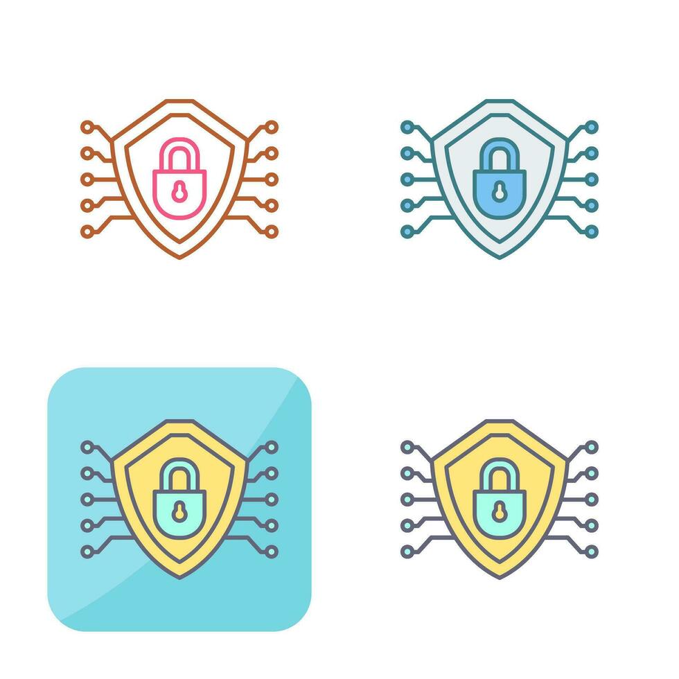Cyber Security Vector Icon