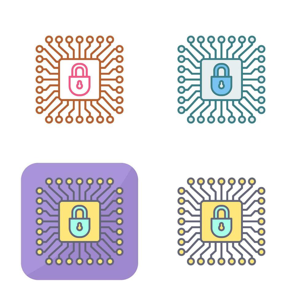 Cyber Protection Vector Icon