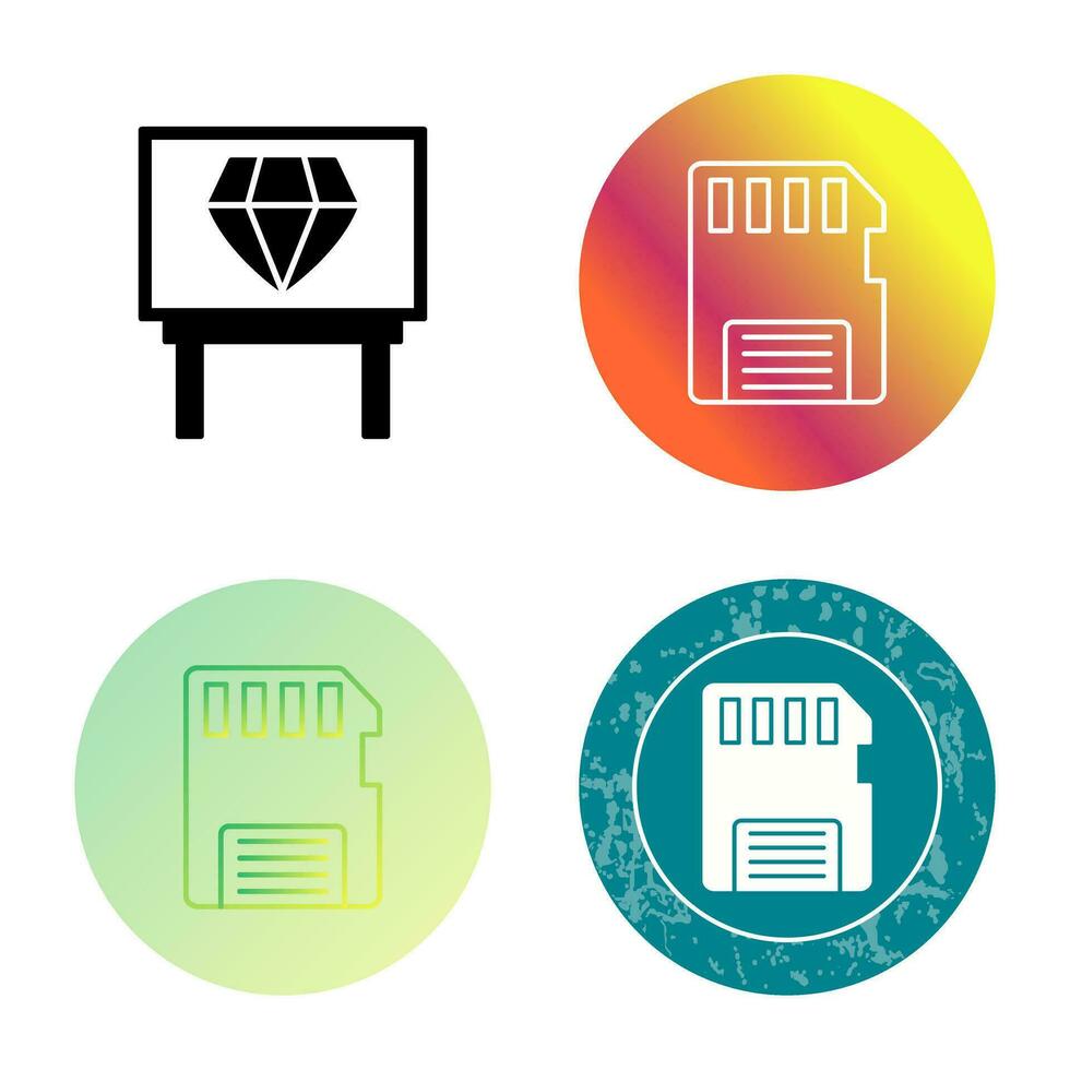 Memory Card Vector Icon