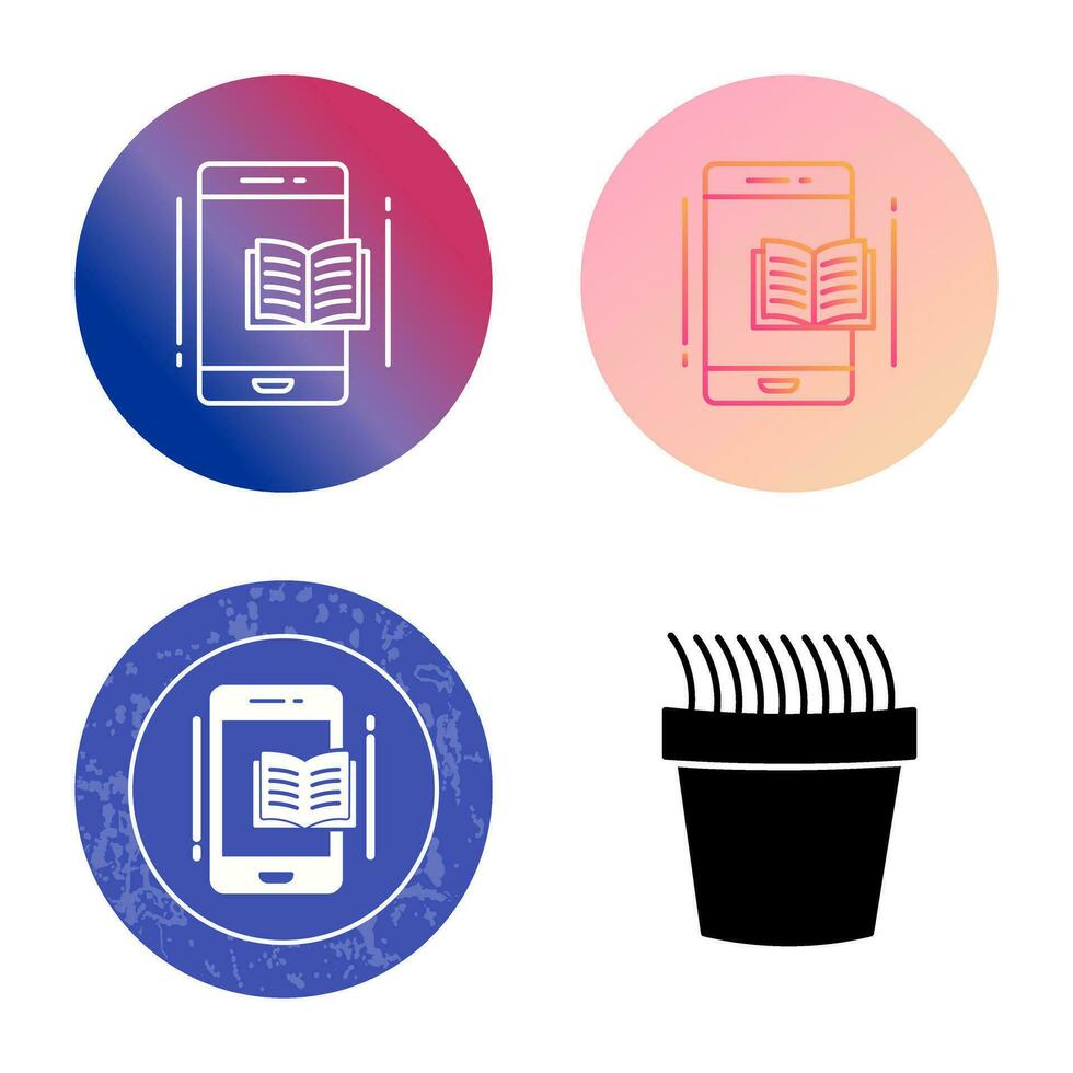 E Book Vector Icon