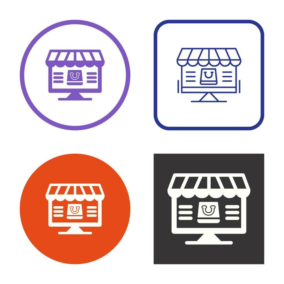 Online Shopping Vector Icon