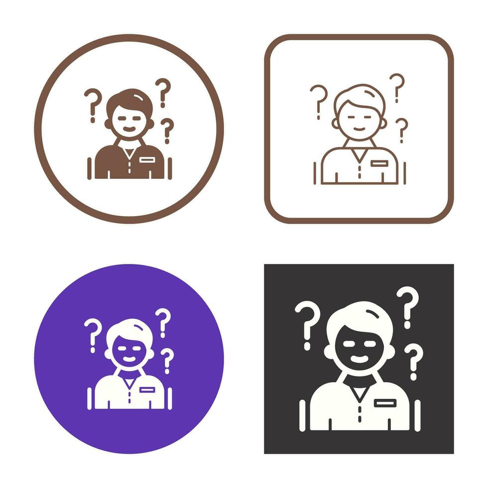 Confuse Vector Icon
