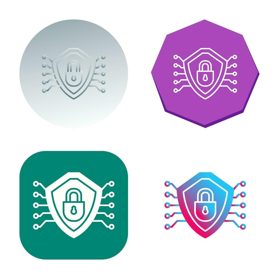 Cyber Security Vector Icon