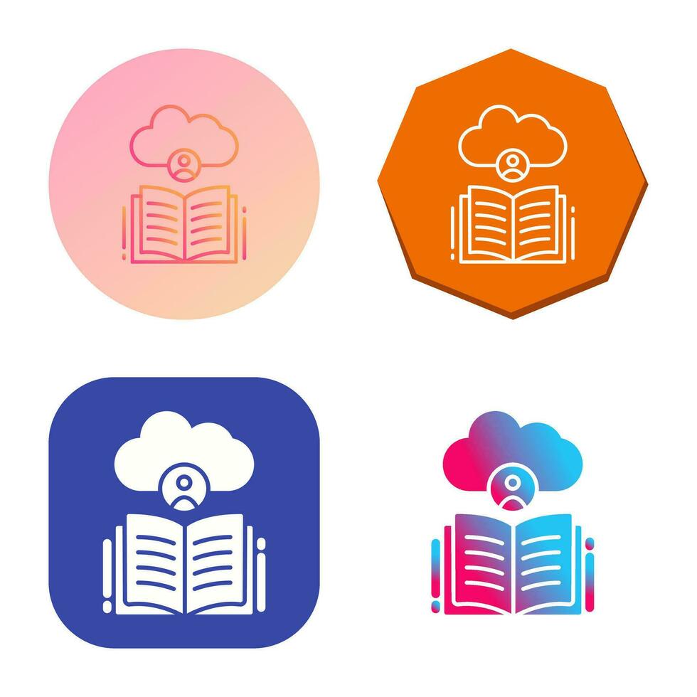 icono de vector de libro