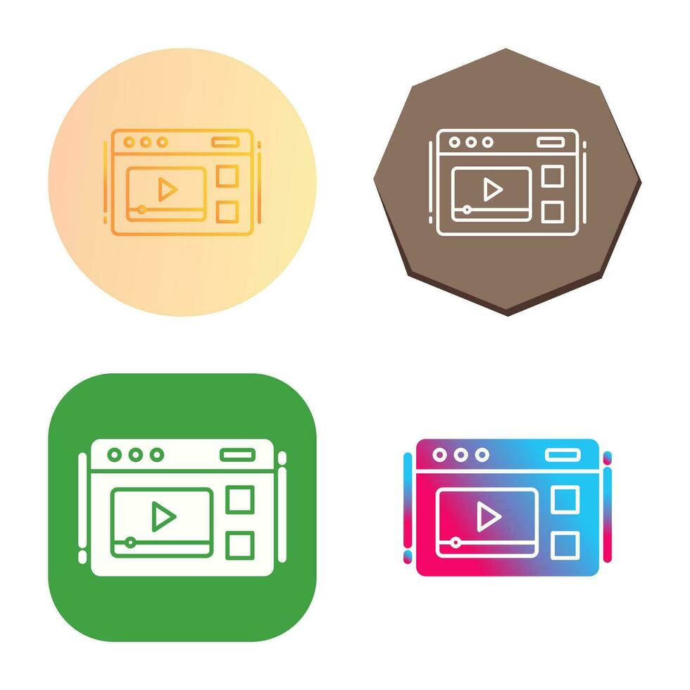 Video Vector Icon