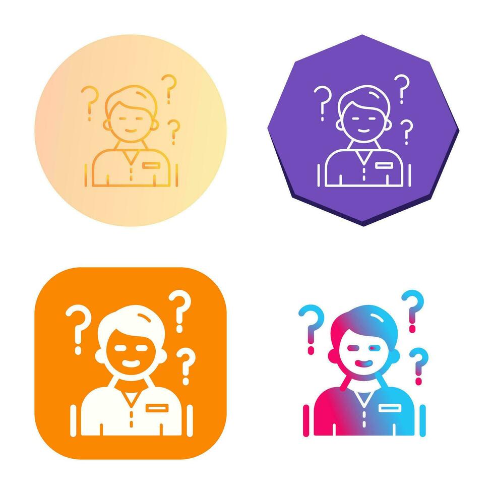Confuse Vector Icon