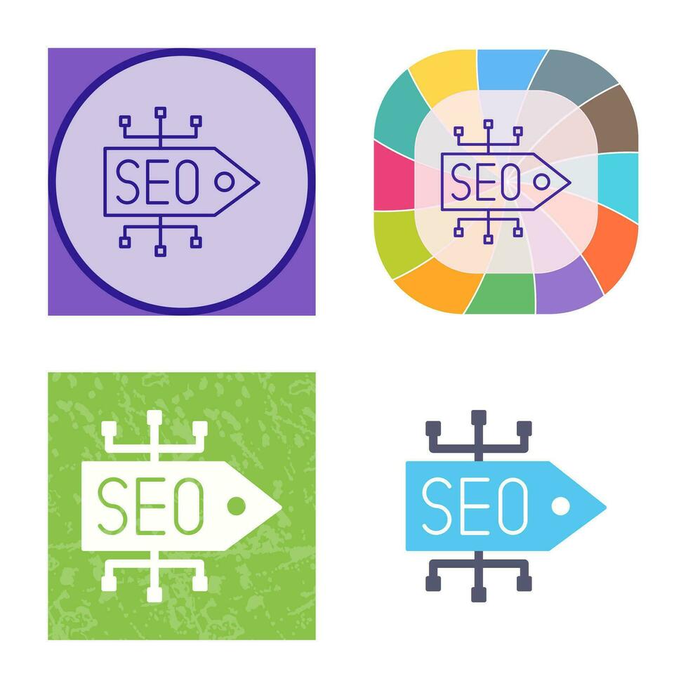 SEO Tag Vector Icon