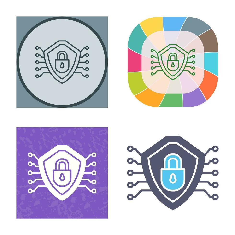Cyber Security Vector Icon