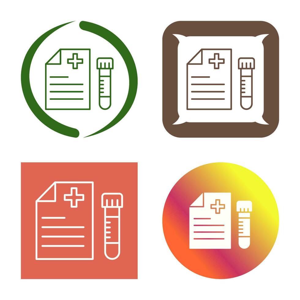 Blood Test Vector Icon