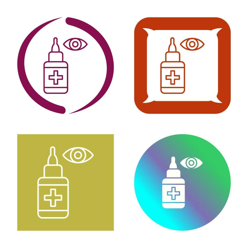 Eye Drop Vector Icon