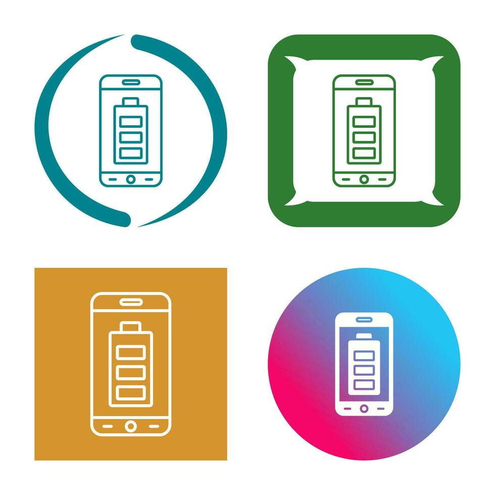 Mobile Battery Vector Icon