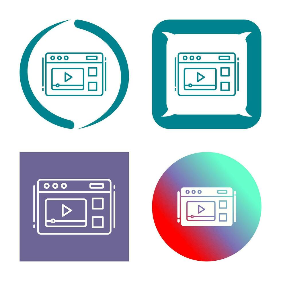 Video Vector Icon