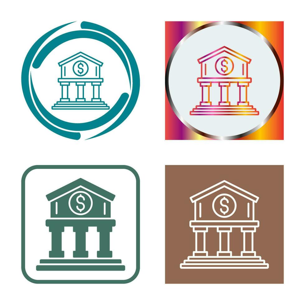 Bank Vector Icon