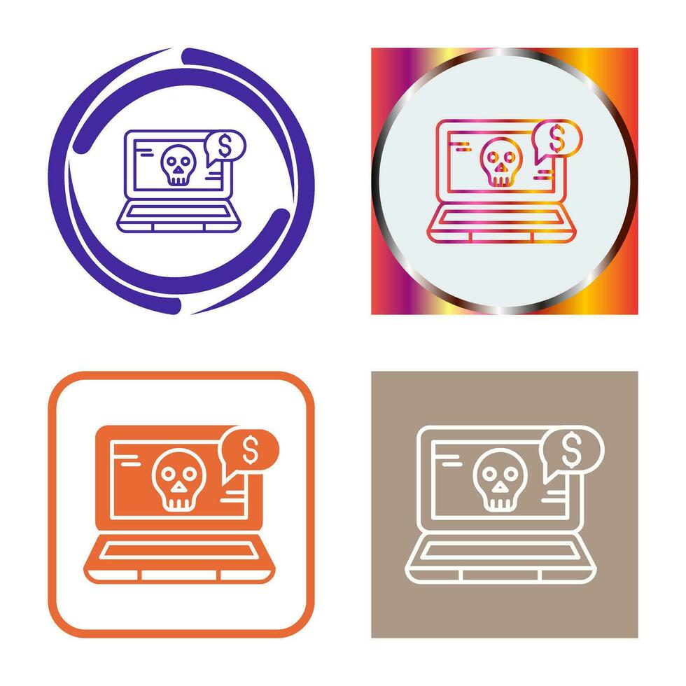 Online Fraud Vector Icon