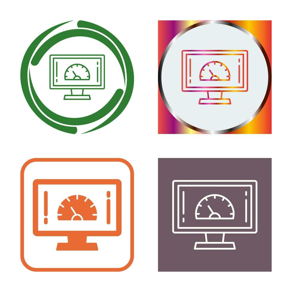 Speed Test Vector Icon