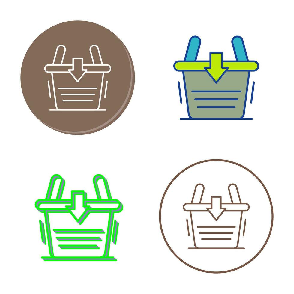 Add To Basket Vector Icon