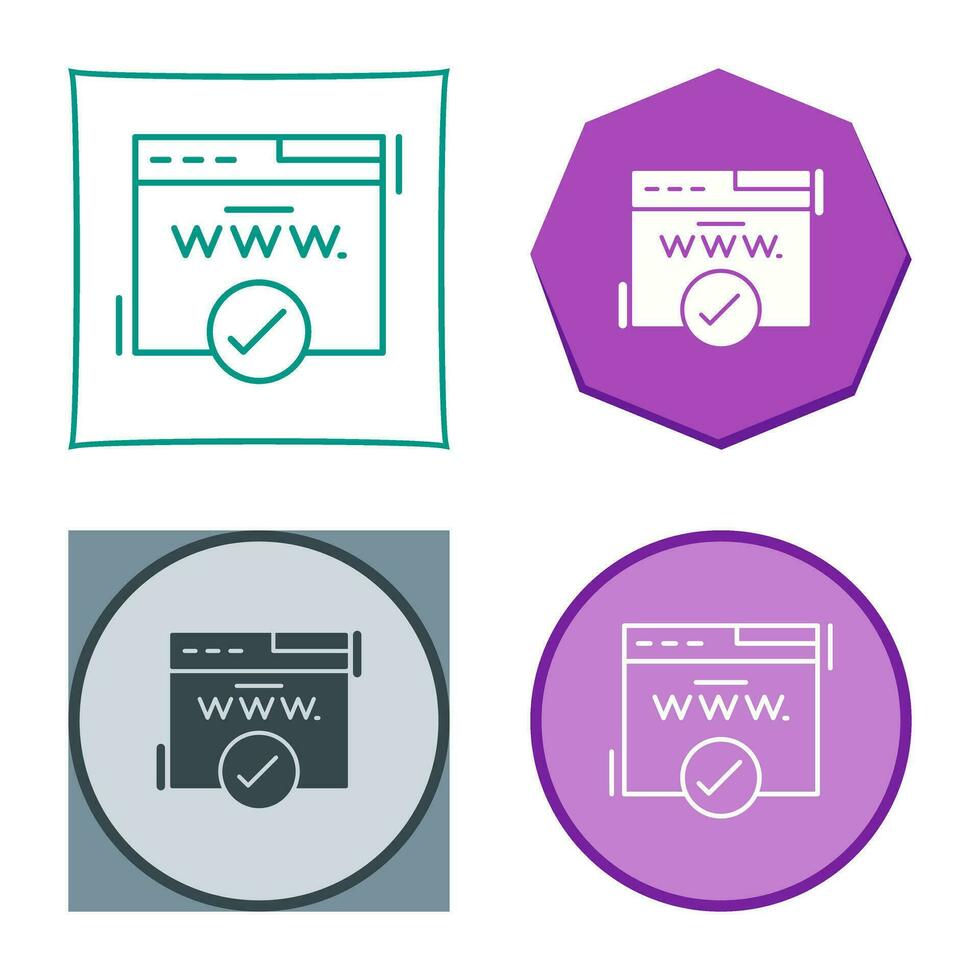 Domain Vector Icon