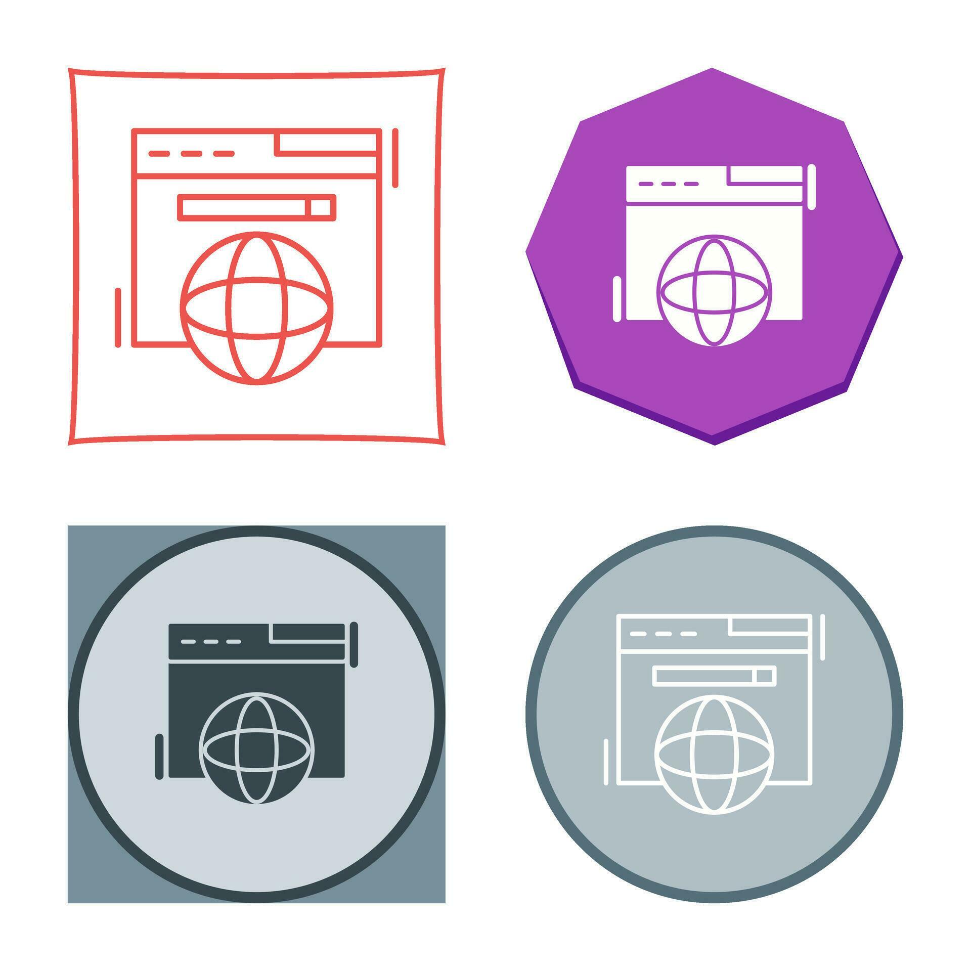 Browser Vector Icon 34420040 Vector Art at Vecteezy