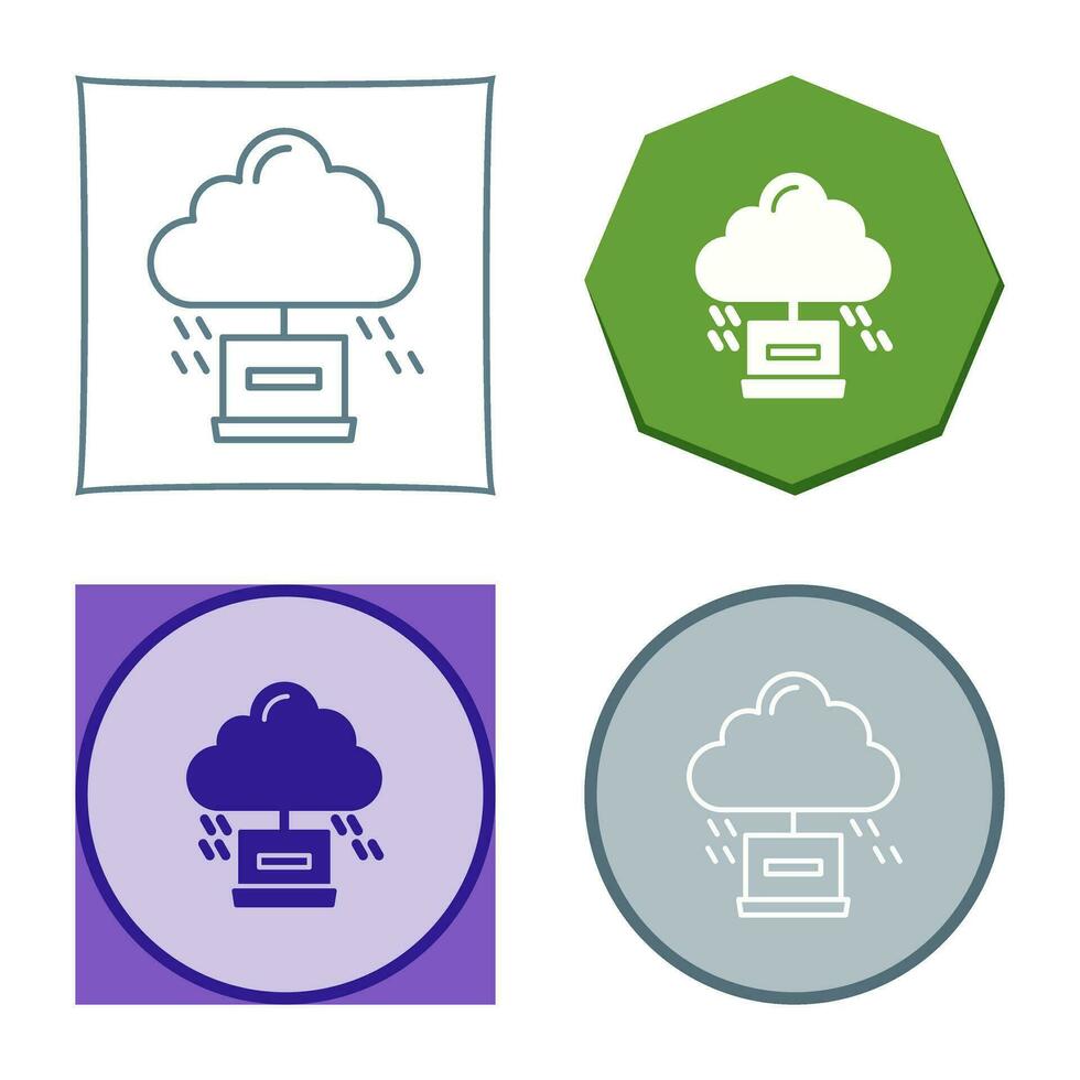 Cloud Computing Vector Icon