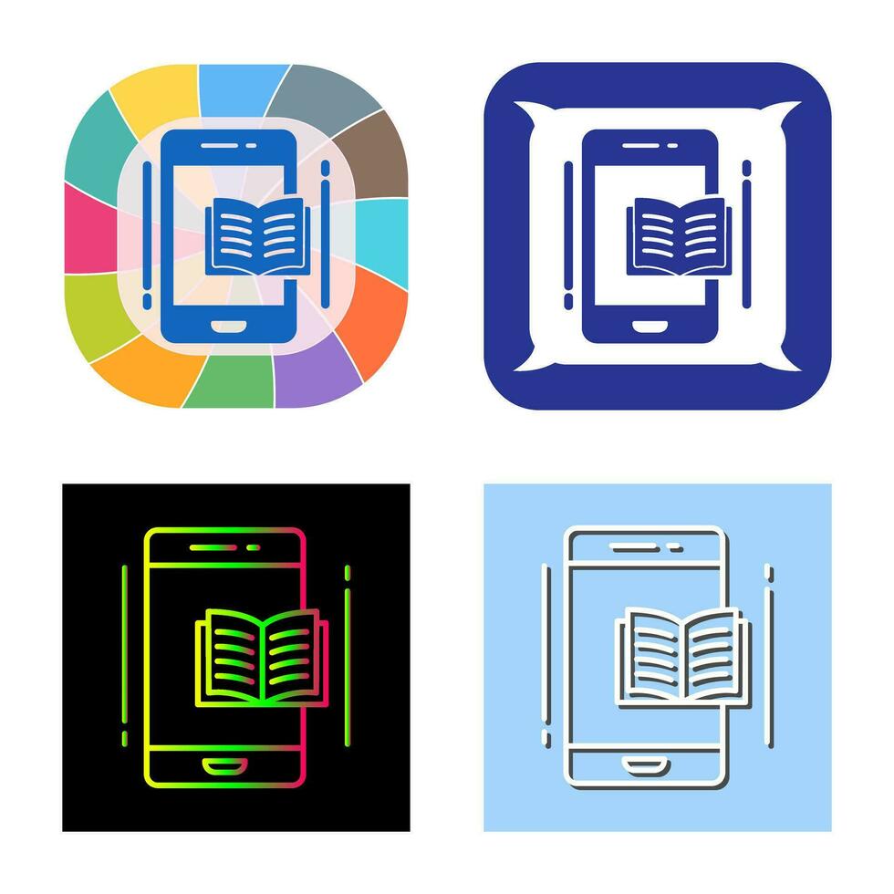 E Book Vector Icon