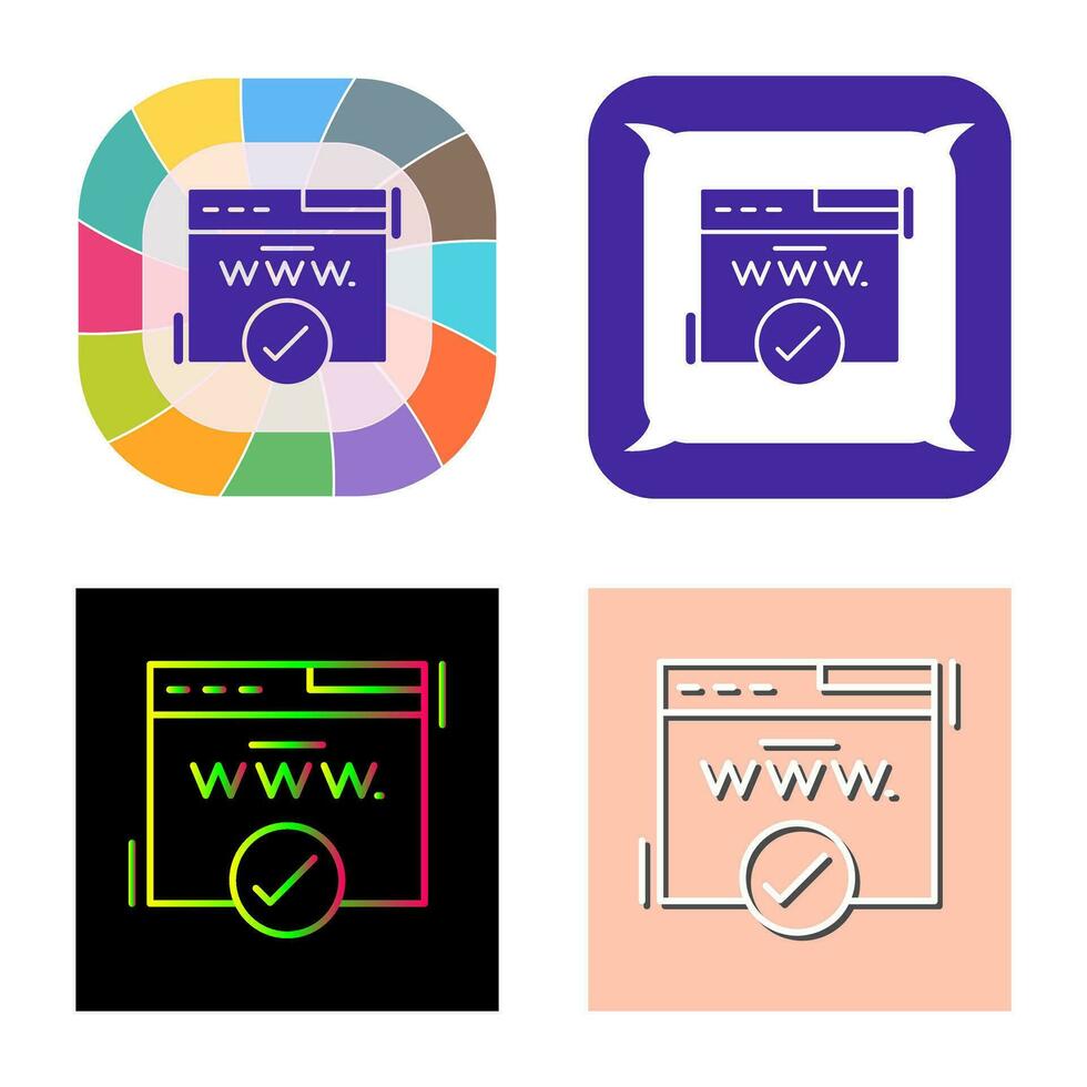 Domain Vector Icon