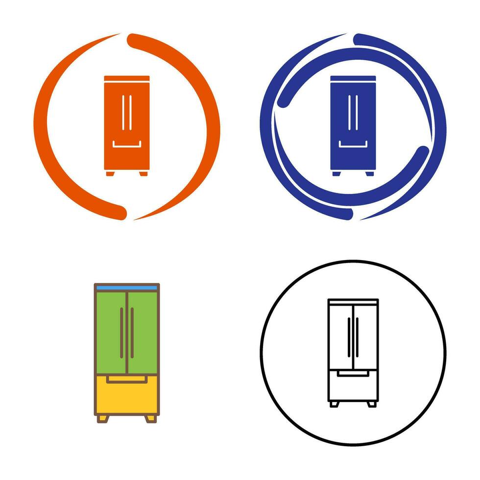 icono de vector de refrigerador