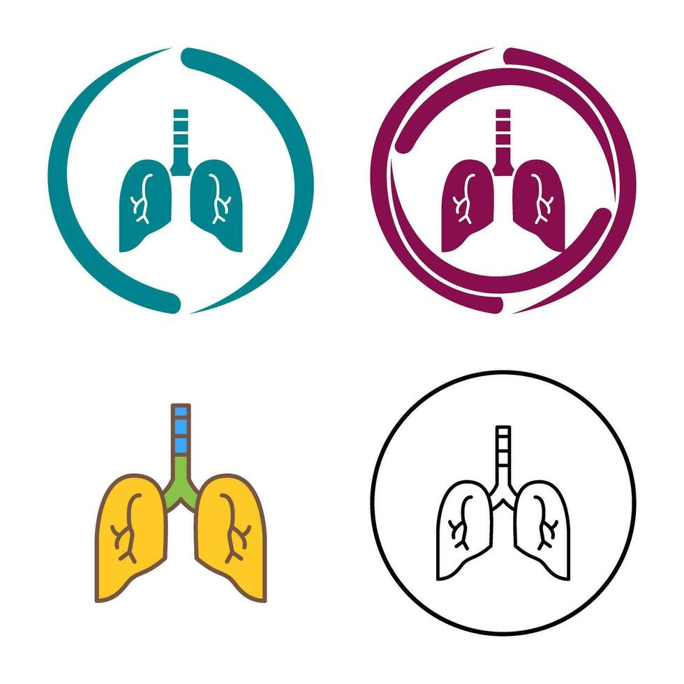 Lung Vector Icon