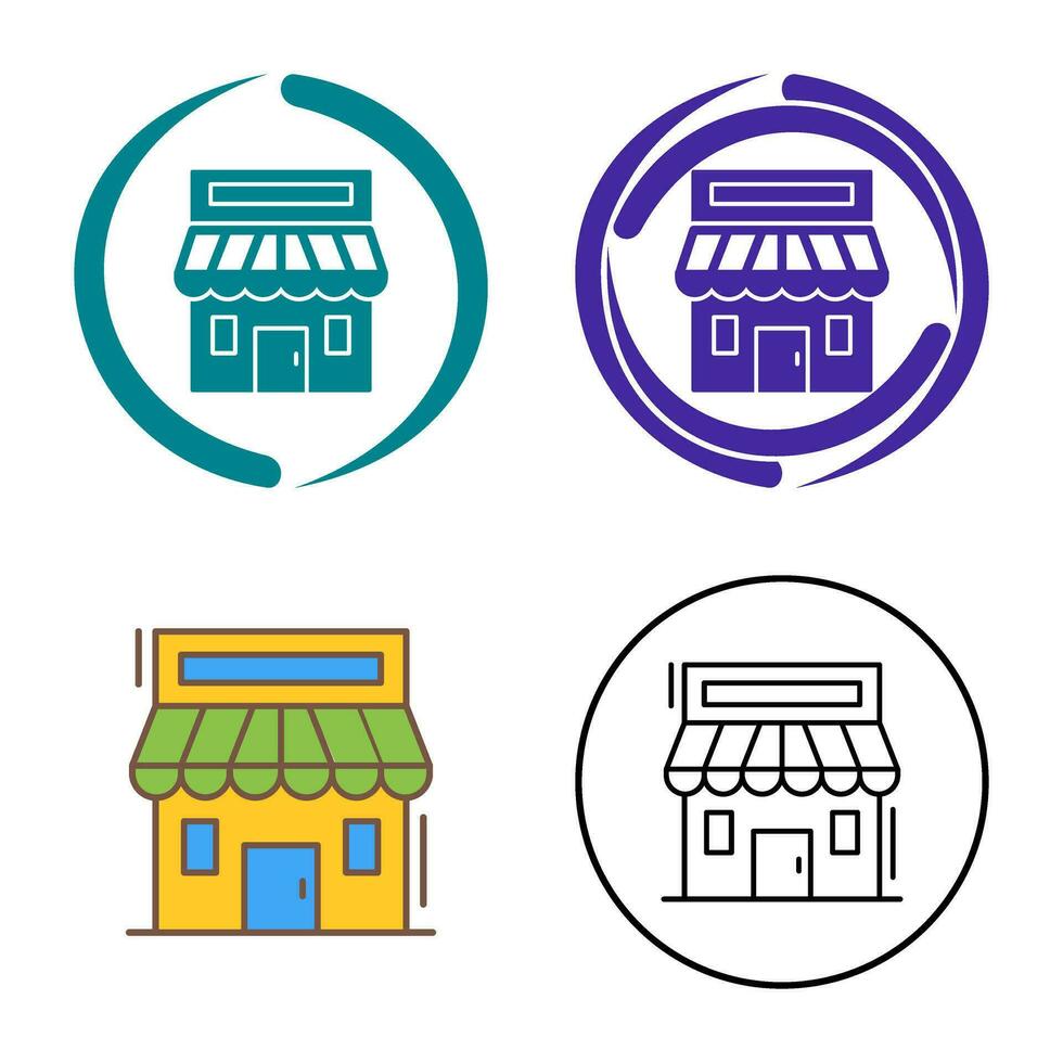 Retail Place Vector Icon