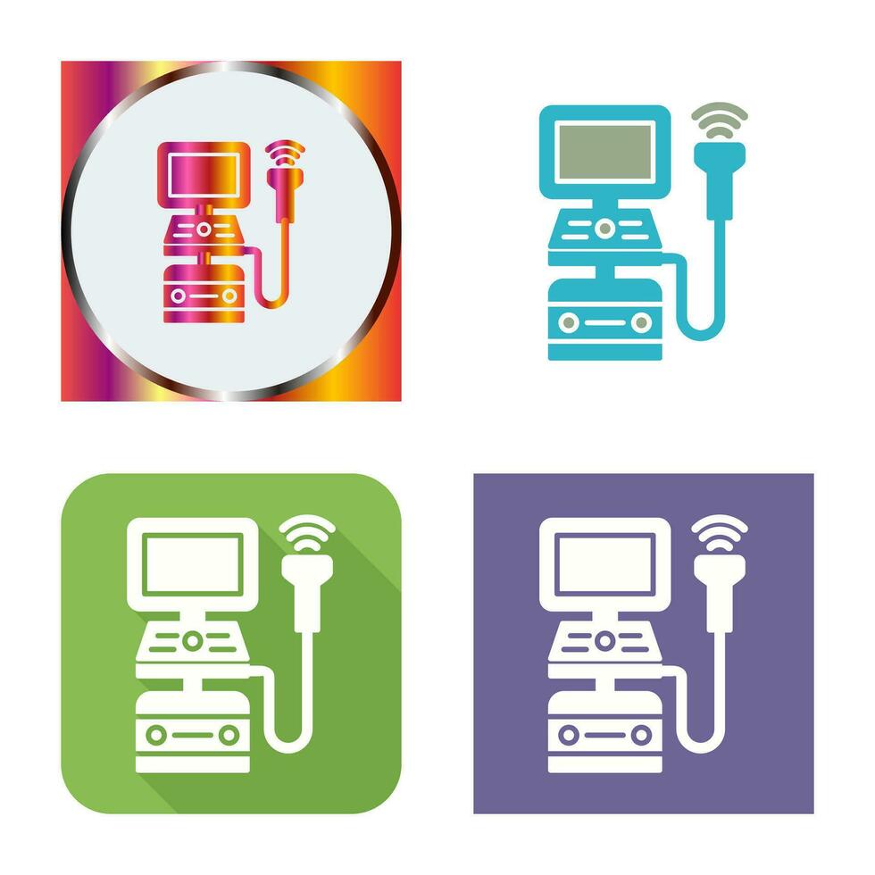 Ultrasound Machine Vector Icon